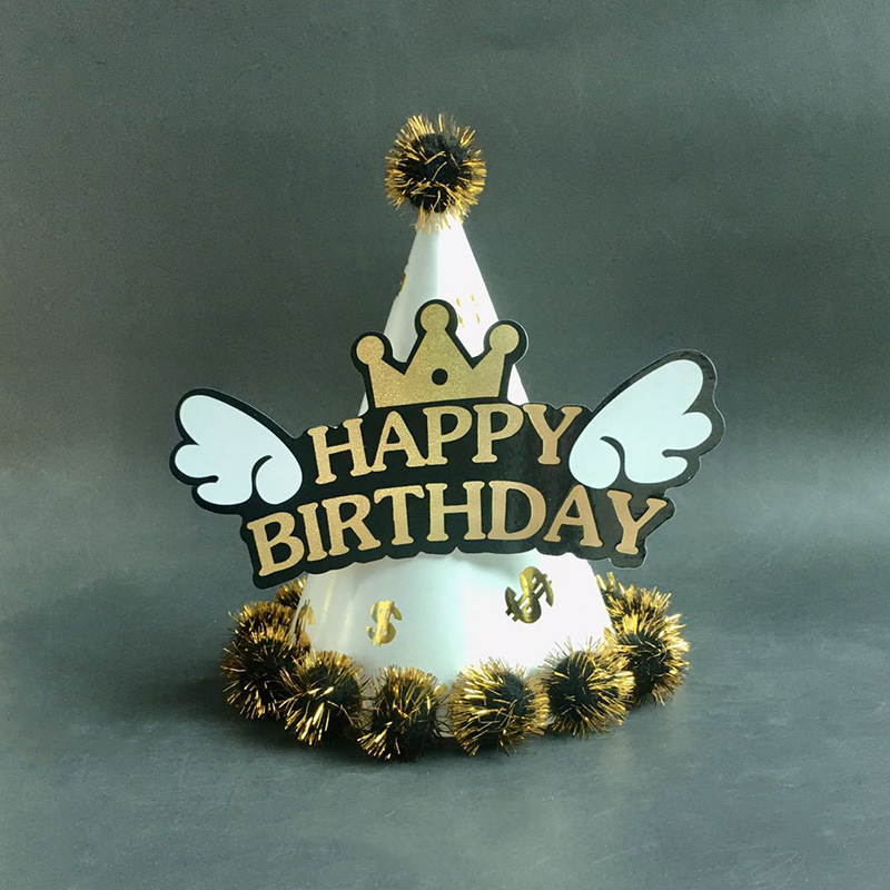 New trendy little angel, Little fairy, Little prince pom-pom hats, surprise party supplies and decorations for children and adults Specification image