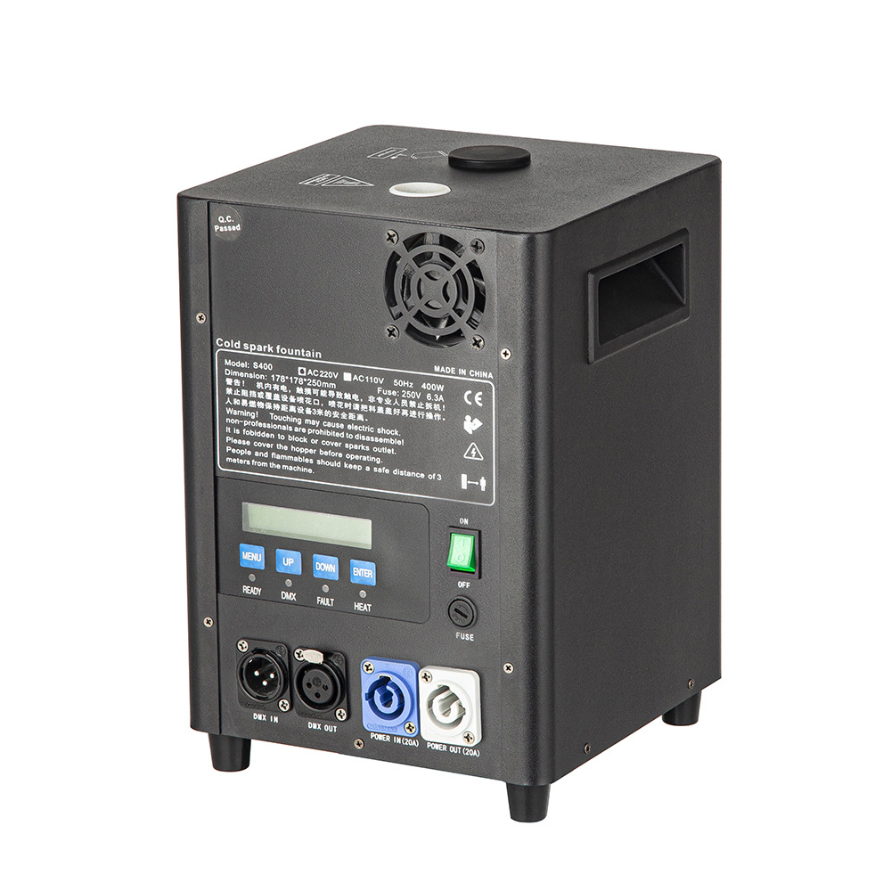 Cross-Border 650W Stage Electronic Flower Spray Machine Wedding Performance Bar Concert Stage Atmosphere Special Effects Machine Electronic Star Machine Item Picture