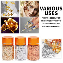 New broken gold foil broken silver foil broken copper foil broken aluminum foil broken DIY nail painting decorative gold foil in stock
