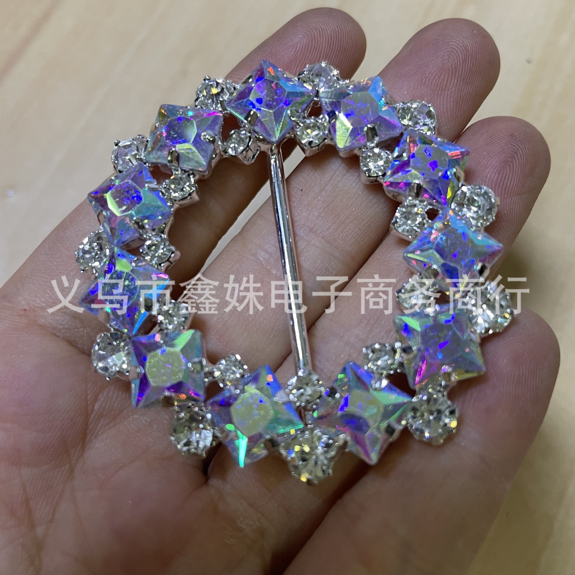 DIY welded diamond buckle, belt decoration, buckle head, shoes, bags, clothing accessories, high-end water diamond buckle details Picture