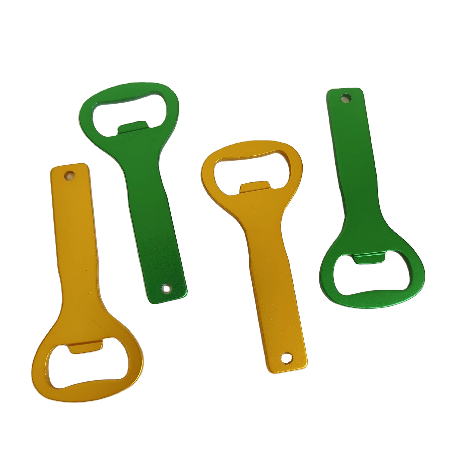 厂家供应 铝合金长柄 多功能啤酒开瓶器 户外工具卡开瓶器