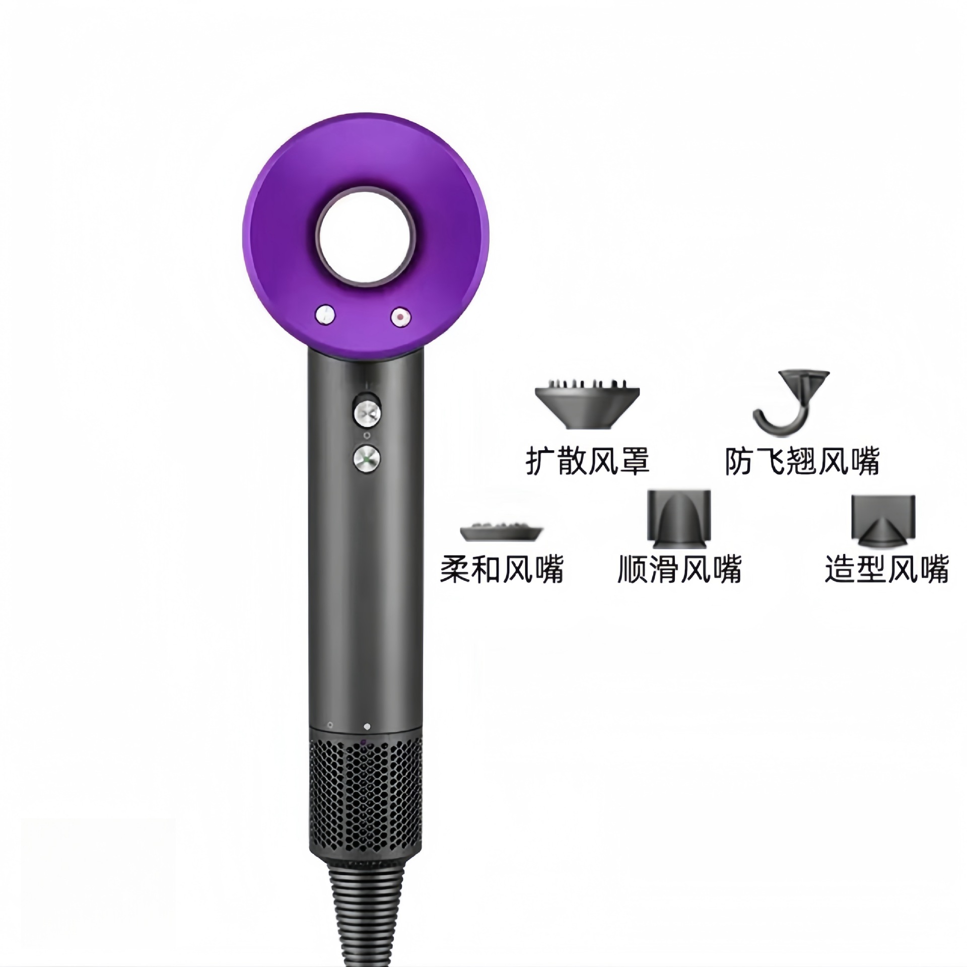 In Huaqiangbei, a certain sen cross-border e-commerce store has launched a best-selling high-power quick-drying bladeless hair dryer for home use, hotels, and hair salons with negative ions Application Scenario