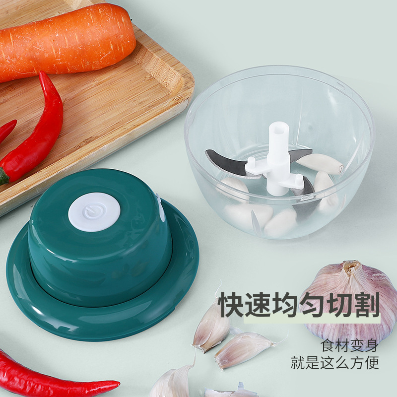 Electric garlic cutter meat grinder