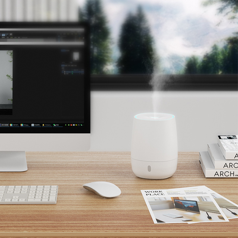 Cross-border e-commerce humidifier, home desktop candlelight night light, silent automatic spray Humidifier, aroma diffuser Specification image