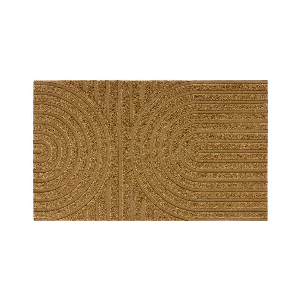 Anti-slip pvc rubber floor MATS for home use, such as those for the entrance and foot MATS at the entrance of the foyer with coconut palm embossing Specification image