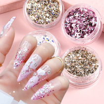 New Nail Glitter Glitter set Instagram Magic Laser Gradient Glitter mixed with glitter nail decoration