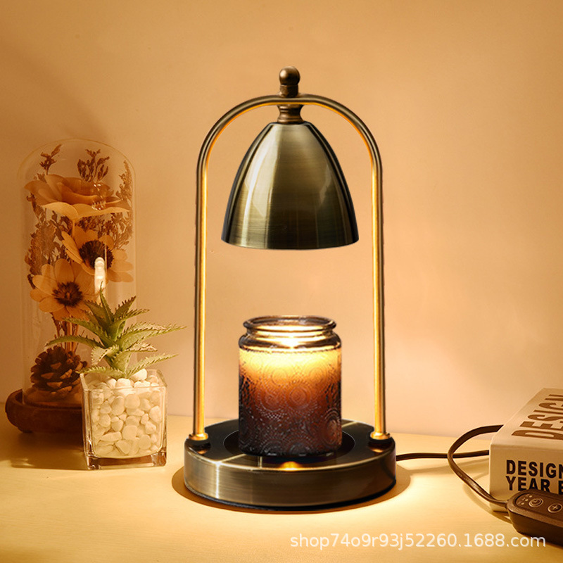 Aromatherapy Lamp Gift Simple Romantic Bedroom Dimmable Bedside Lamp Gift Melting Candle Diffusing Fragrance Without Fire Melting Wax Lamp Application Scenario