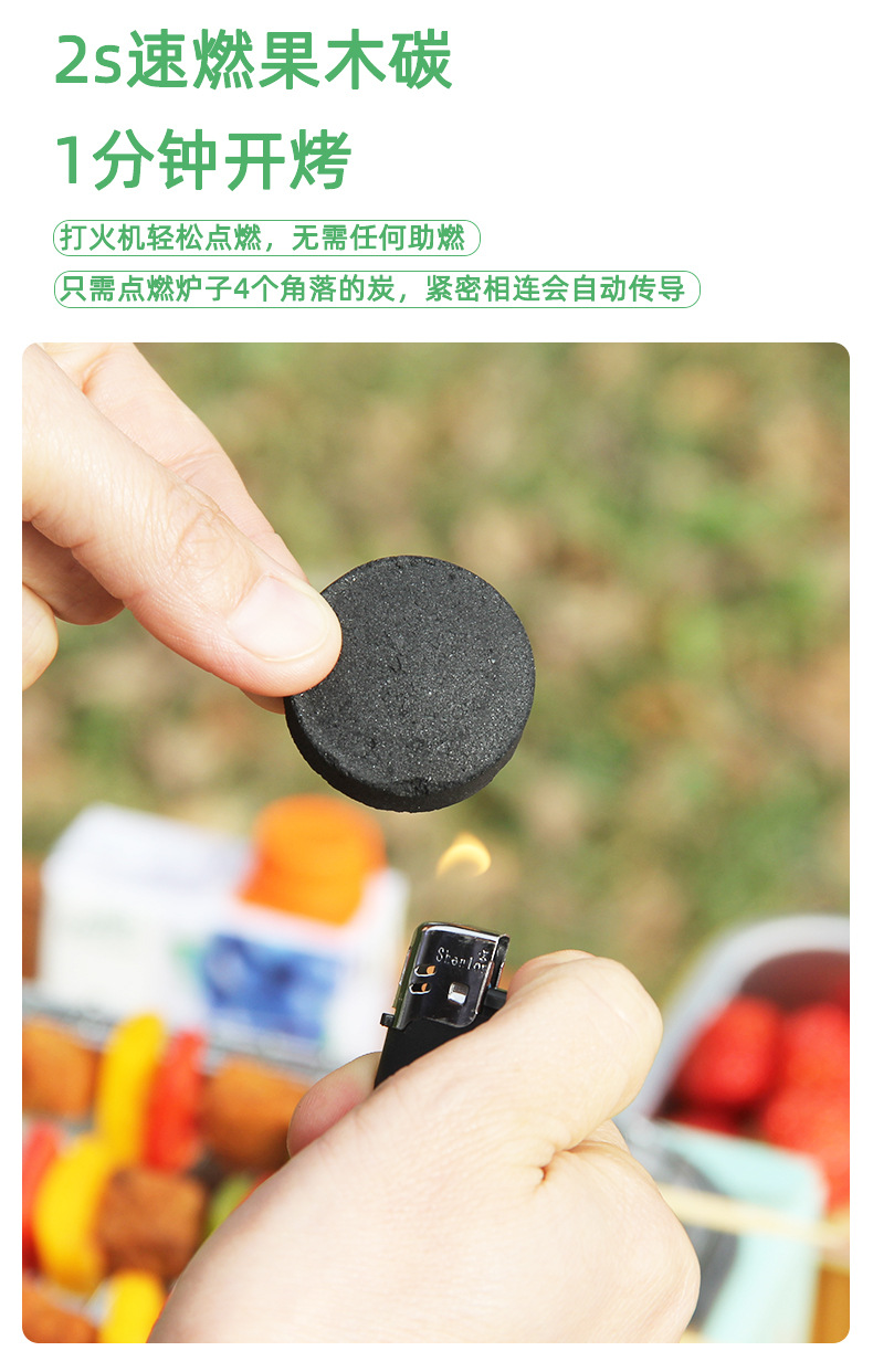 家用无烟碳烤炉便携式烧烤架露营户外室内烧烤炉日用百货详情24