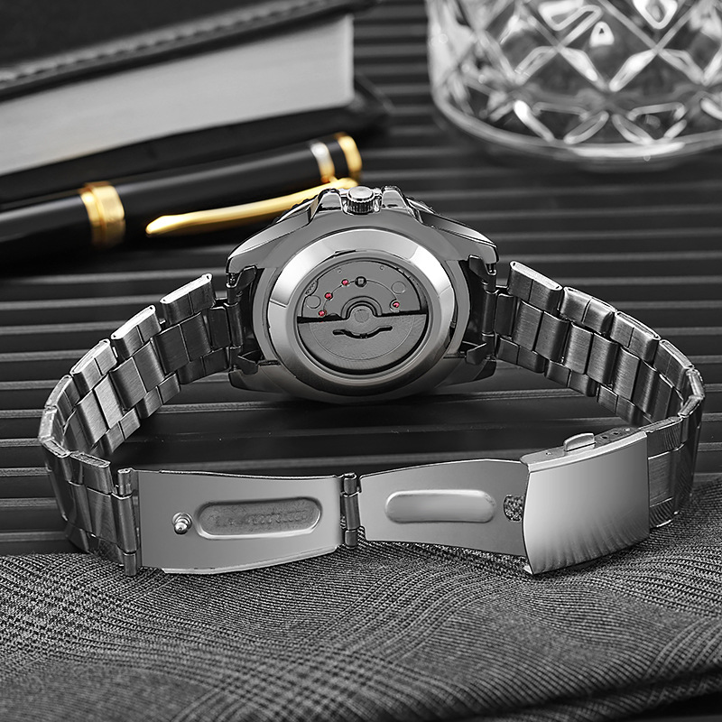 Green Water Ghost Fully automatic fake mechanical Watch for men, skeletonized calendar, waterproof luminous, Douyin, Kuaishou one-piece consignment Application Scenario