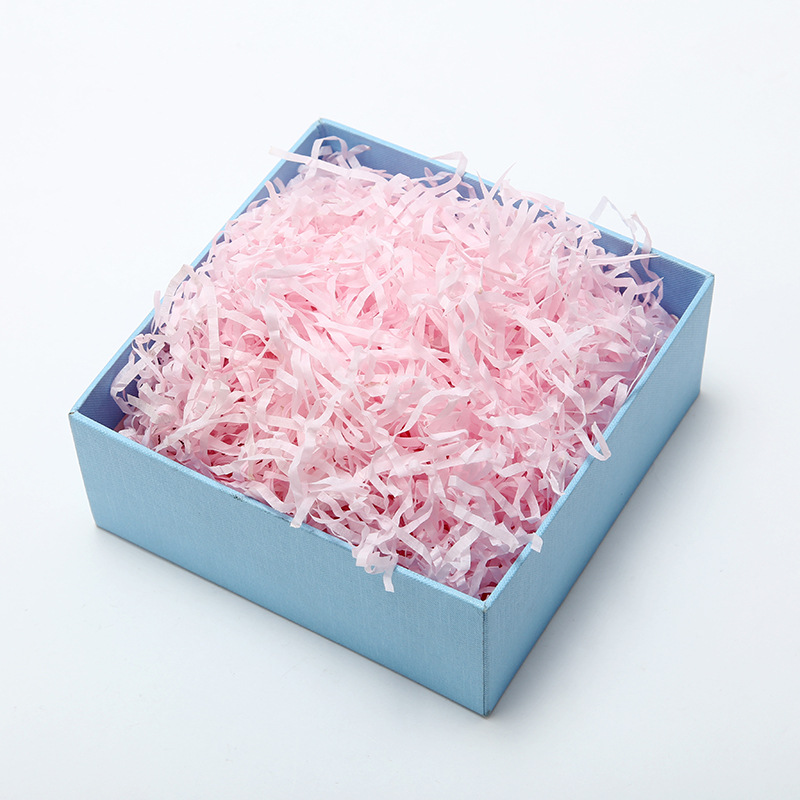 厂家直供拉菲草碎纸丝 喜糖盒填充物料礼品盒填充物碎纸片伴手礼填充一件代发白底实物图