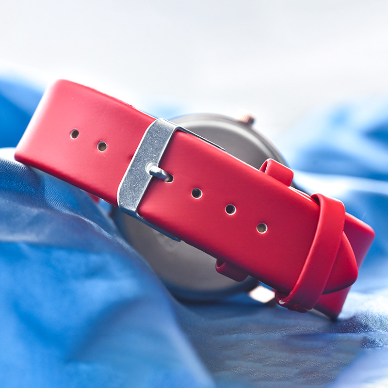 Wholesale of foreign trade gold-plated digital Korean brand leather strap watches, ladies' casual alloy gift wristwatches, quartz watches Application Scenario