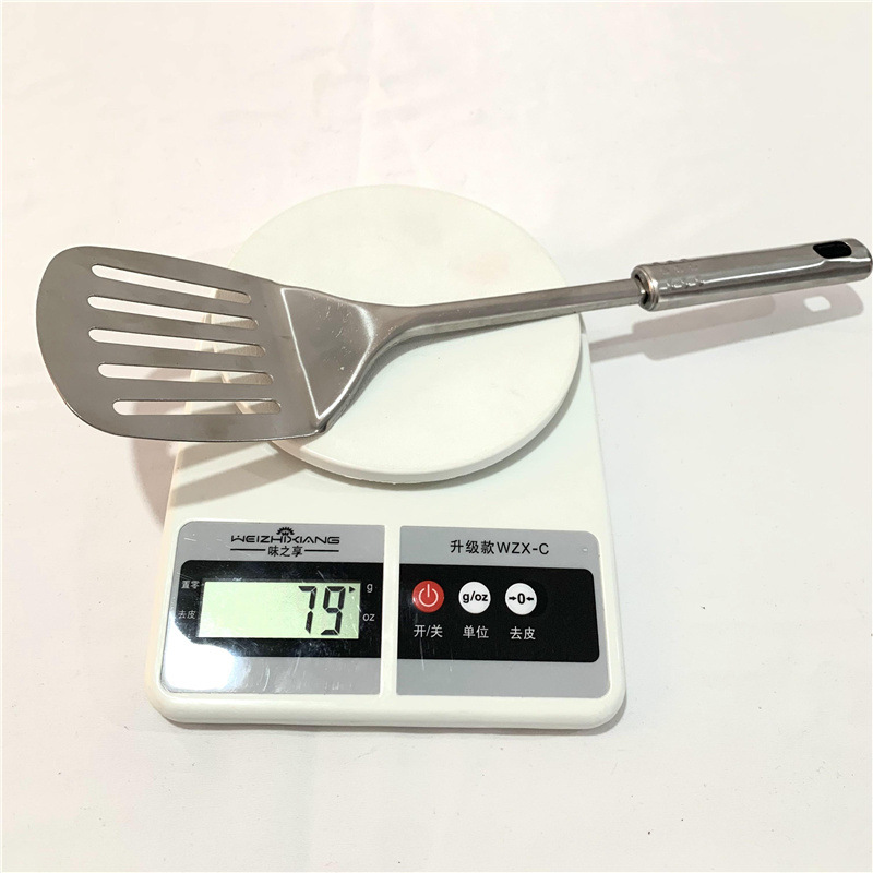 New Stainless Steel Spatula Seven-Piece Household Classic Nine-Bead Handle Cooking Spoon Spatula Kit Daily Kitchen Tools Specification drawing