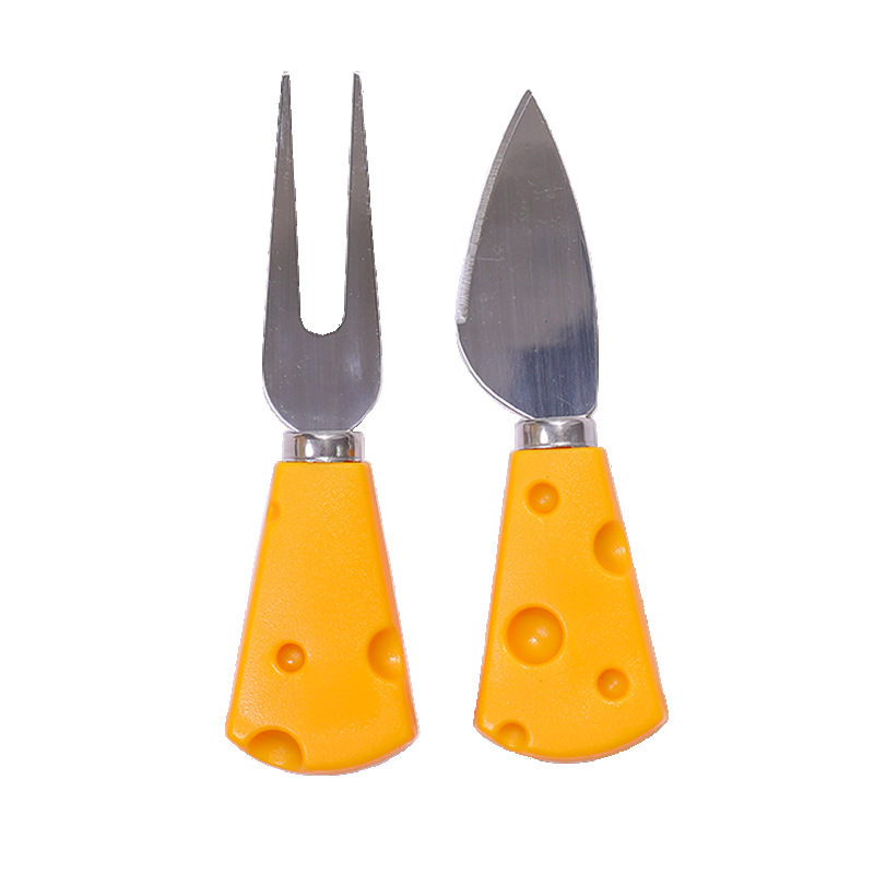 Cheese Cheese Fruit Knife, Fork And Spoon Set Cute Western Tableware Bread Dessert Small Fork Stainless Steel Small Spoon Item Picture