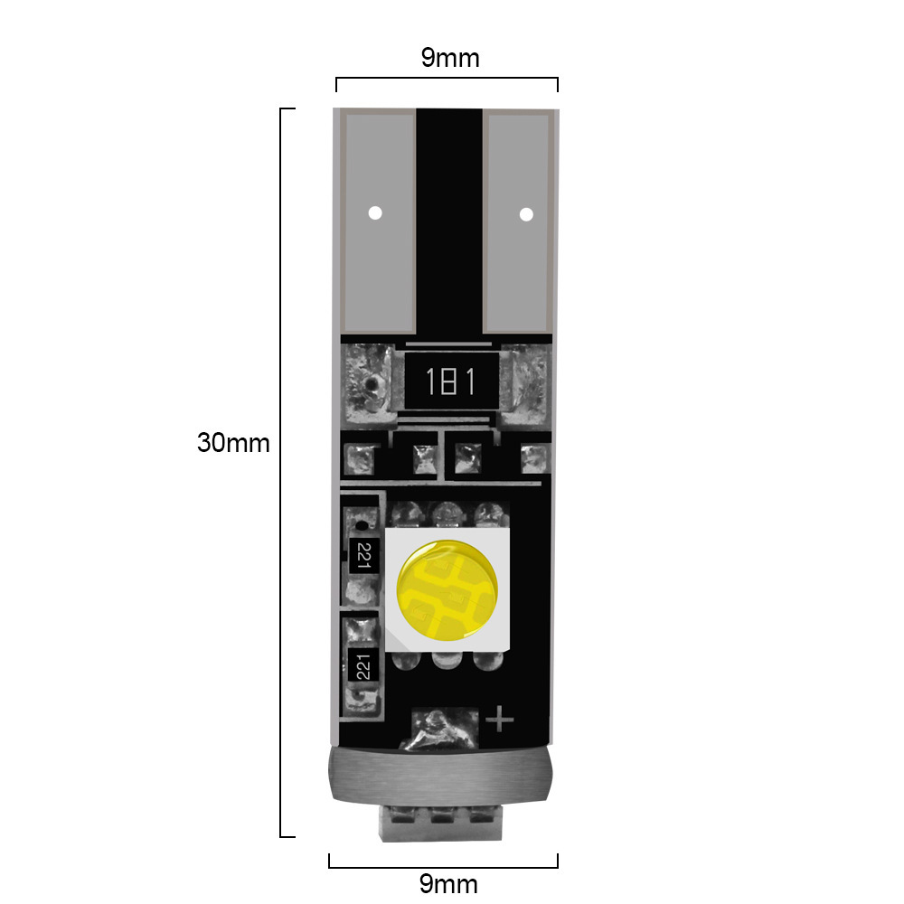 T10 5050 3SMD width indicator light, reading light, license plate light, automotive accessories, Universal light details Picture