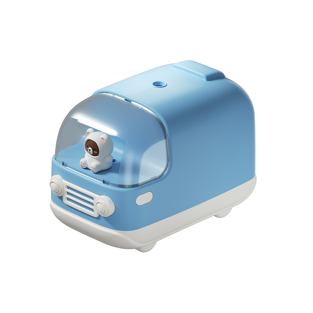 New usb humidifier mini Cartoon home desktop small cute bear humidifier Night light wireless humidifier Item Picture