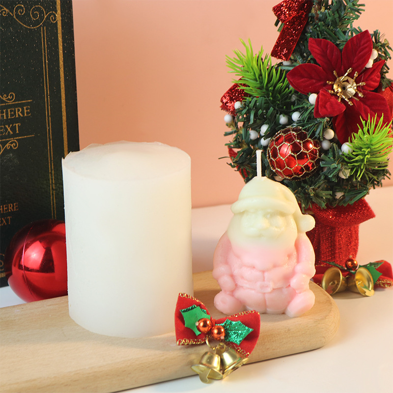 Yixing diy Santa Claus Silicone Mold 3D Stereoscopic Christmas Decoration Handmade Soap Scented Candle Ornament Application Scenario