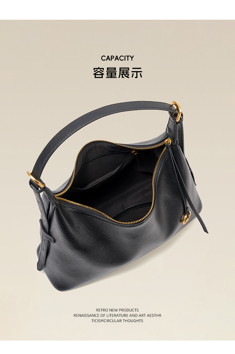 托特包腋下包包斜挎包女真皮大容量通勤旅游休闲简约包包韩国小众详情6