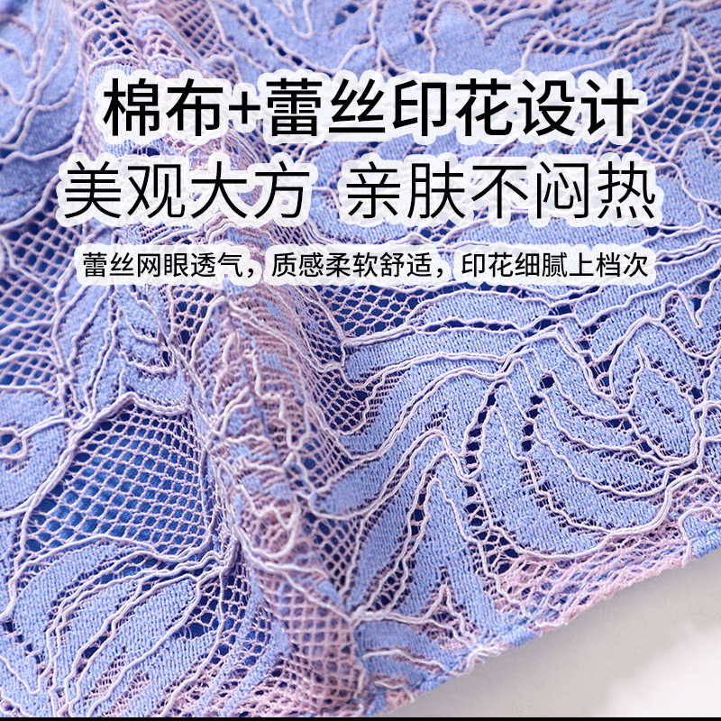 South Korea's new cross-border fashion dust-proof lace thin cotton mask washable lace three-dimensional spring and summer mask Specification drawing