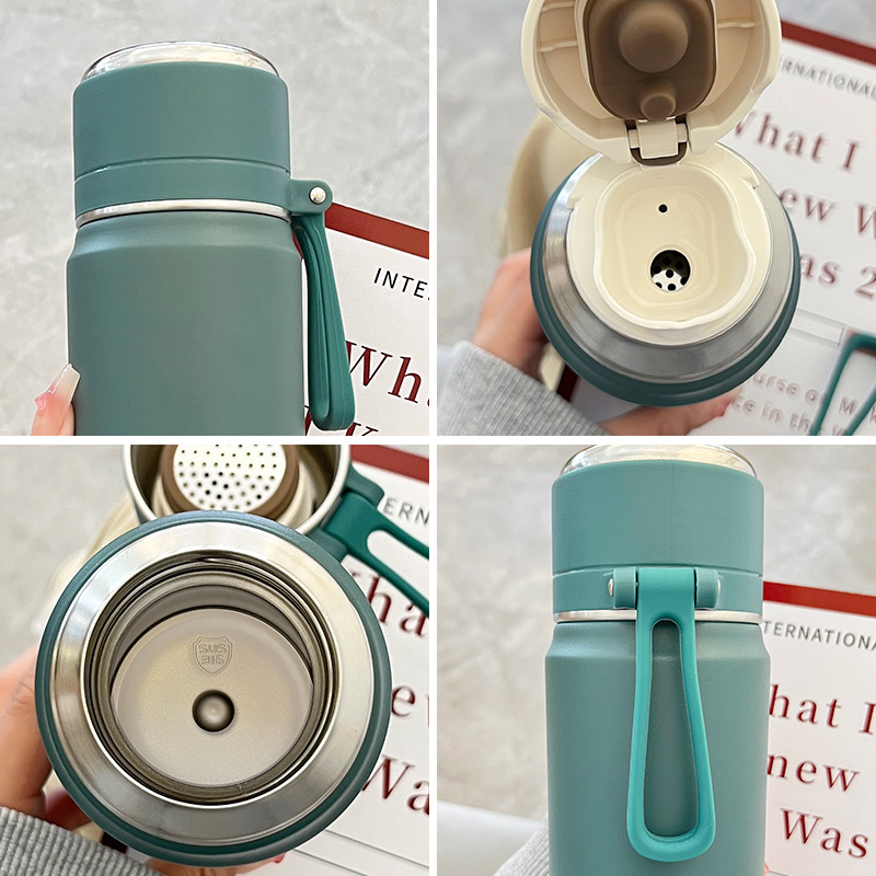 Yongkang Stainless Steel Water Cup Fresh And Simple Women's Thermos Cup Creative Gift Wholesale High Appearance Level Tea Cup details Picture