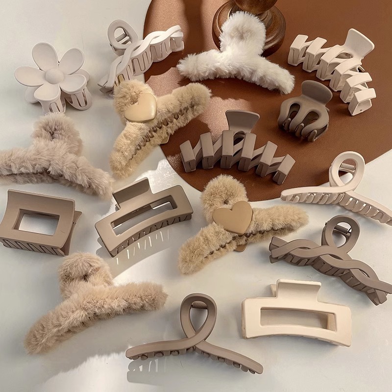 Hairpin Female Back Head Large Grab Clip Advanced Sense Hair Shark Clip Medium Clip 2023 New Hairpin Headwear details Picture