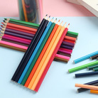 六角杆彩色铅笔 木质色铅笔 7英寸油漆杆 美术绘画彩笔 涂鸦彩铅