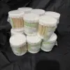【1-8 】 Large round cotton swabs 6 sets 240 per box 100 double-headed disposable cotton swabs, ear cleaning cotton swabs, cotton swab sticks, household daily-use cotton swabs 1 yuan 2 yuan supply Specification image
