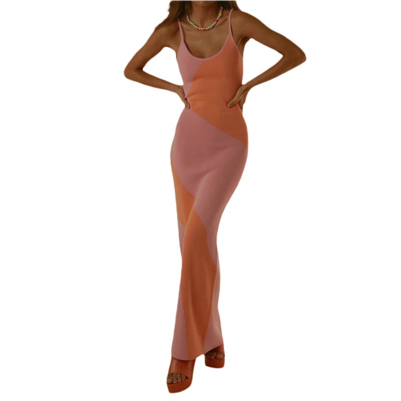 ebay 2024 Winter's new fashionable and sexy printed slimming long dress for women on Amazon Specification image