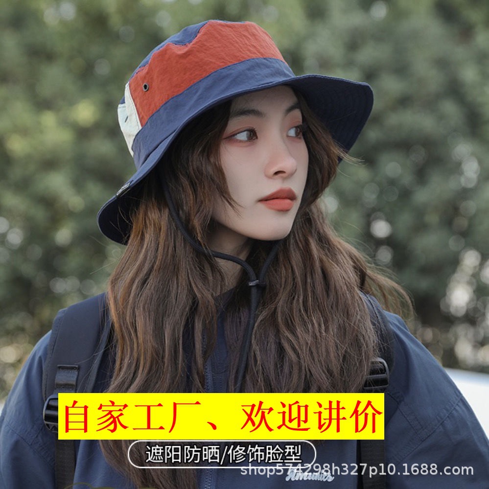 Fisherman Hat Summer New 2024 Hat Women's Quick Dry Waterproof Super Thin Cross-Border Live Hiking Hat Men's Fishing Hat