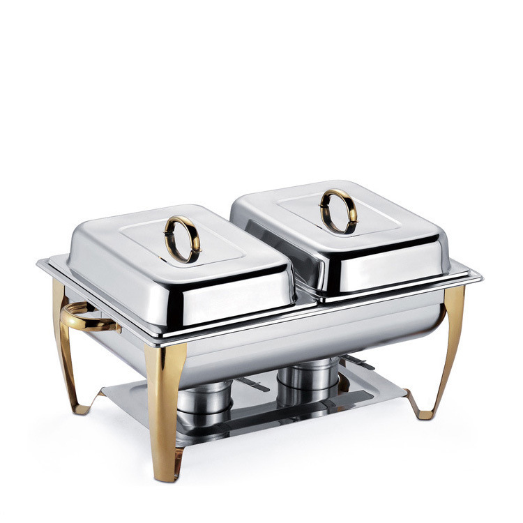 Cross-border restaurant stainless steel buffet stoves, household alcohol stoves, hotel buffie stoves, insulated stoves, commercial tableware wholesale Specification image