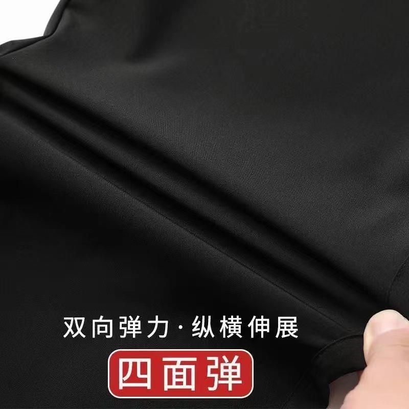 Ice silk pants for men's summer, thin, loose, straight-leg, drape style, elastic waist, quick-drying, sporty and casual trousers Application Scenario