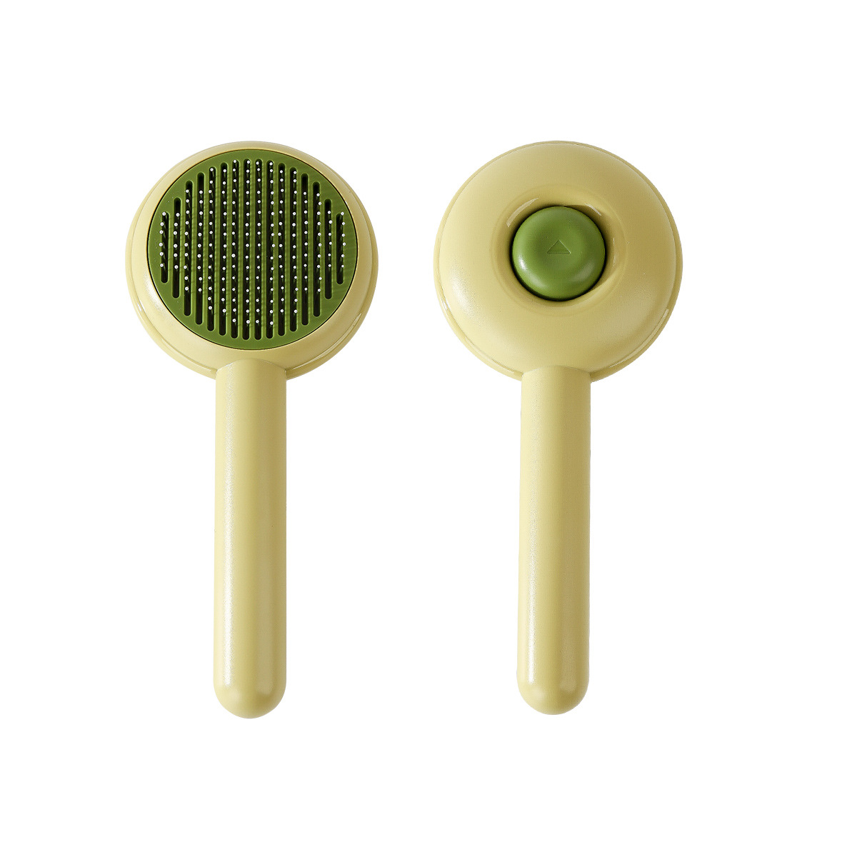 Hamburger bag pet comb, dog knotting brush, long-haired cat self-cleaning comb, one-click hair removal comb, beauty products Item Picture