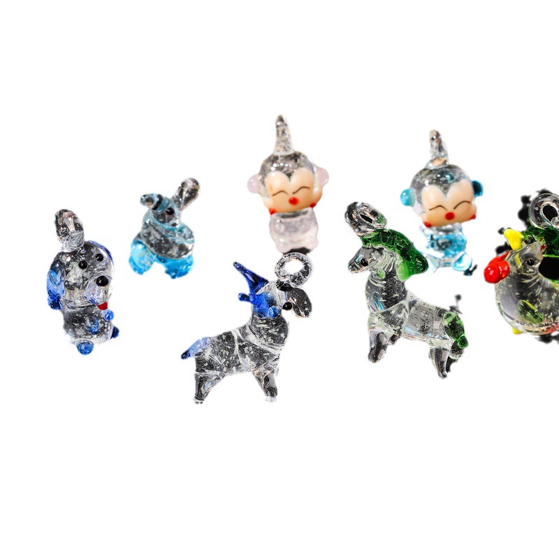 Hanyu Yuan Night Light Glazed 12 Chinese Zodiac Incense Ash Pendant, Ancient Method Glazed Zodiac Year Mascot Creative Craftsmanship Item Picture