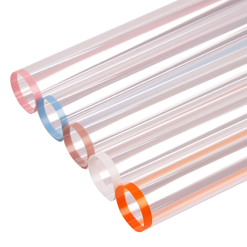 Yiwu Florist Wholesale Waterproof Flower Bouquet Wrapping Paper 2.5-5.8S Transparent Dust-Proof Plastic Cellophane Item Picture