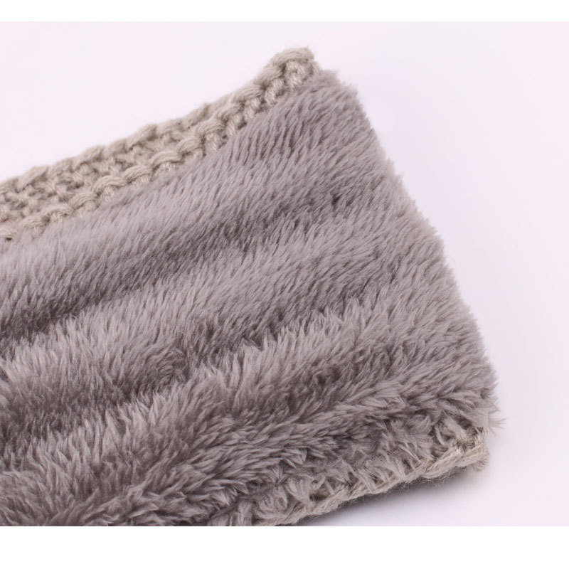 New winter fleece hair accessories, cross-border autumn and winter woolen knitted hair bands, European and American warm sports headbands, ear protecters Application Scenario