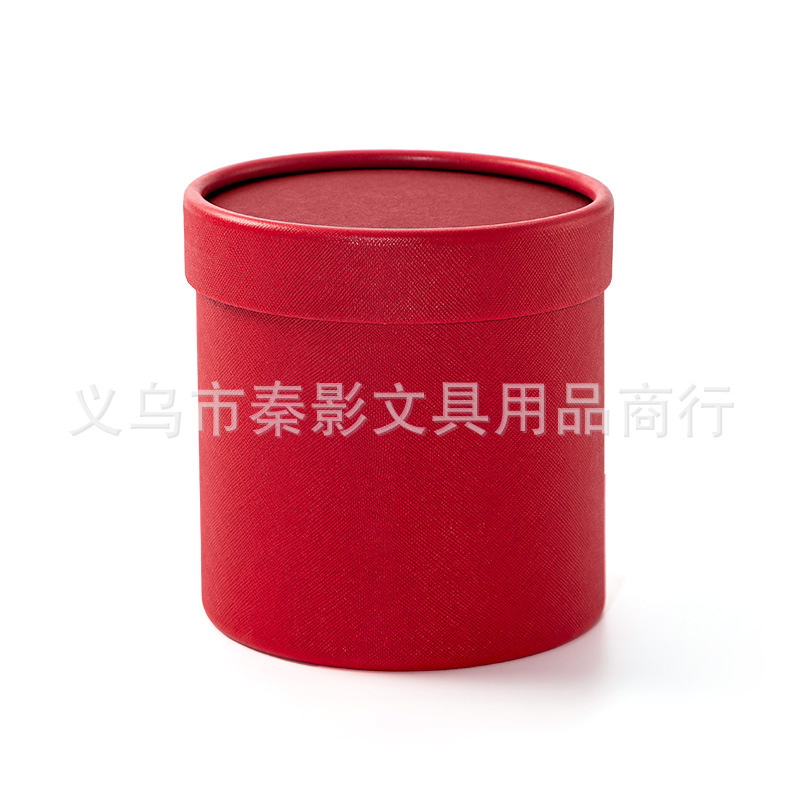 Mirror-finished rolled edge round single box, small, light luxury round bucket single box, gift box, accessory packaging box Item Picture