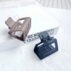 5CM medium-sized lady's hair clip, simple square, high ponytail hair clip, shark clip, cross-border supply Specification image