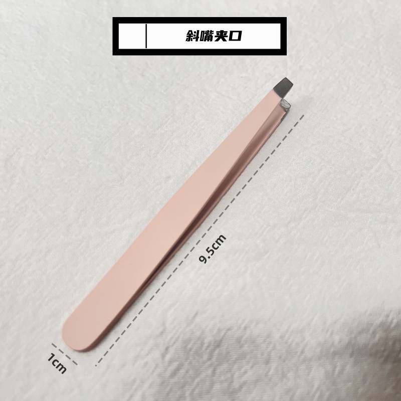 Cross-border manufacturer wholesale beard clips, color stainless steel eyebrow trimmers, multi-purpose hair plucking tweezers, portable beauty tools Application Scenario