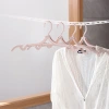 Internet-famous best-selling folding clothes hanger, colorful and convenient clothes hanger, travel clothes drying wonder, multi-functional clothes drying rack for hotels and guesthouses details Picture