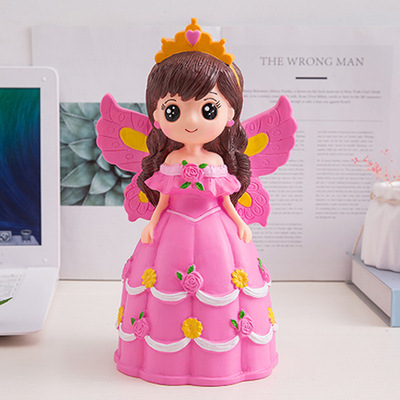 Cartoon Winged Princess doll piggy bank Specification image