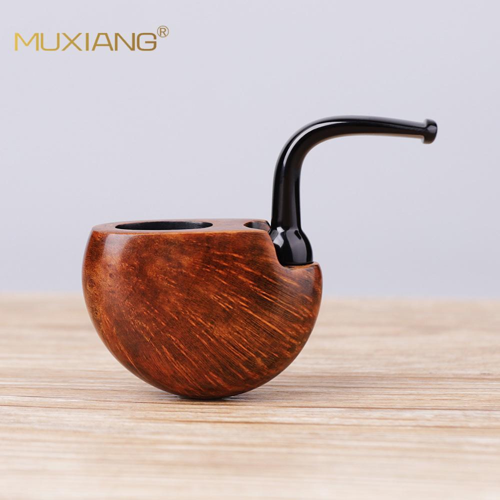 木香石楠木烟斗 跨境口袋手工斗抖音爆款过滤石楠根烟斗 木质烟斗