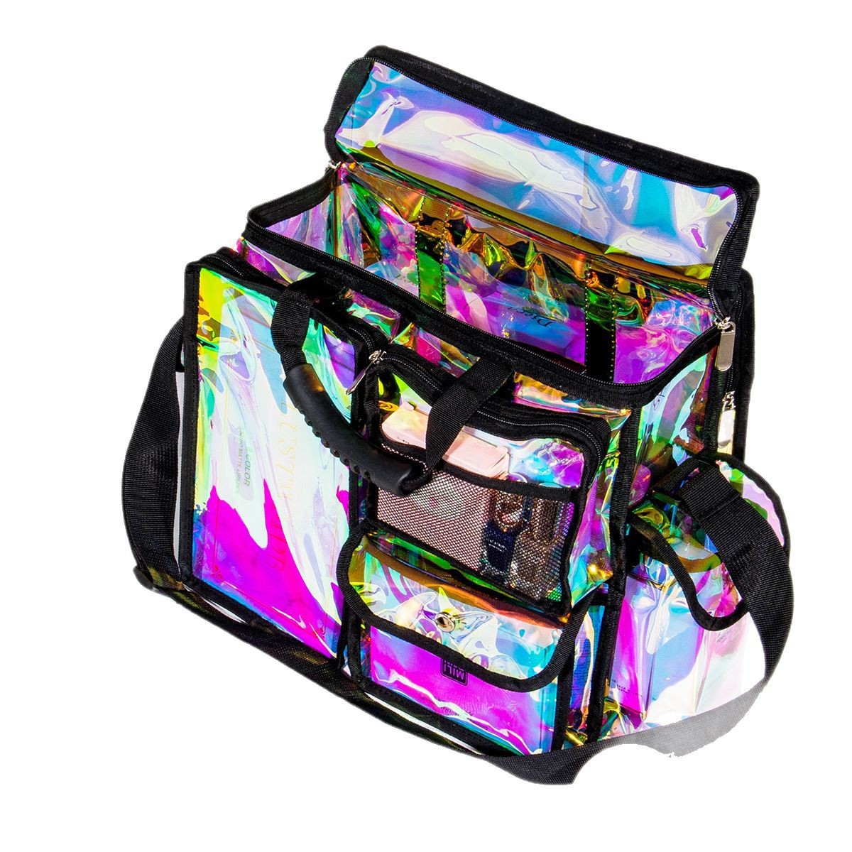 pvc拉链化妆包高档透明批发大容量专业化妆师tpu收纳包美容洗漱包