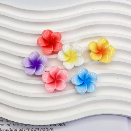 Cross-border Bauhinia five-petal flower simulation resin accessories, diy cream glue phone case, clothing and decoration materials Cross-border Bauhinia five-petal flower simulation resin accessories, diy cream glue phone case, clothing and decoration materials