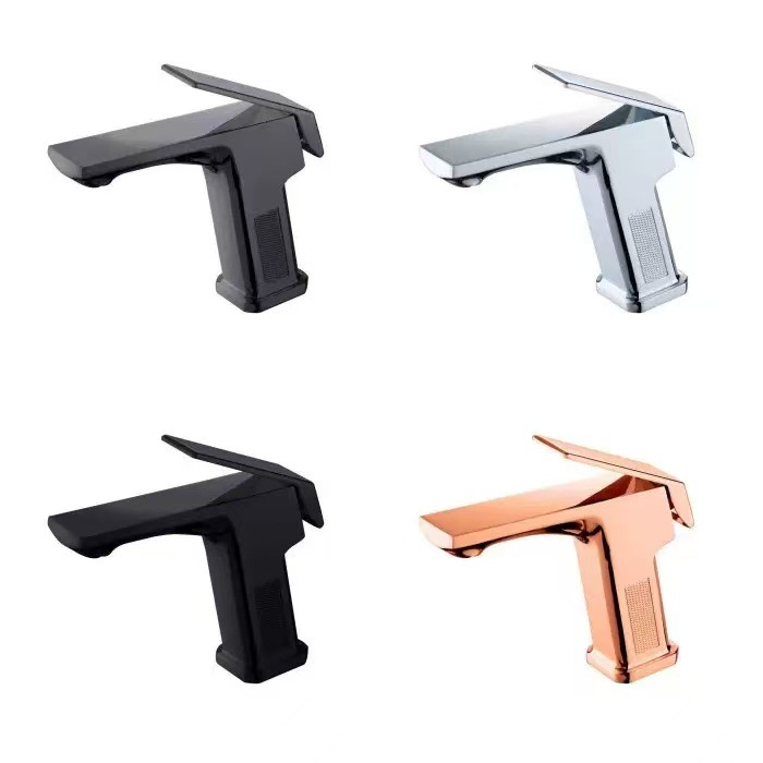 跨境面盆冷热水龙头卫生间洗手盆洗脸盆浴室柜台单孔龙头源头工厂