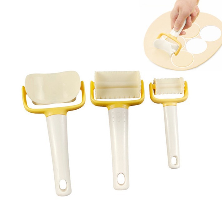 Cookie mold maker, fondant dough roller knife, plastic cutting mold, round cake mold, DIY baking tools Item Picture