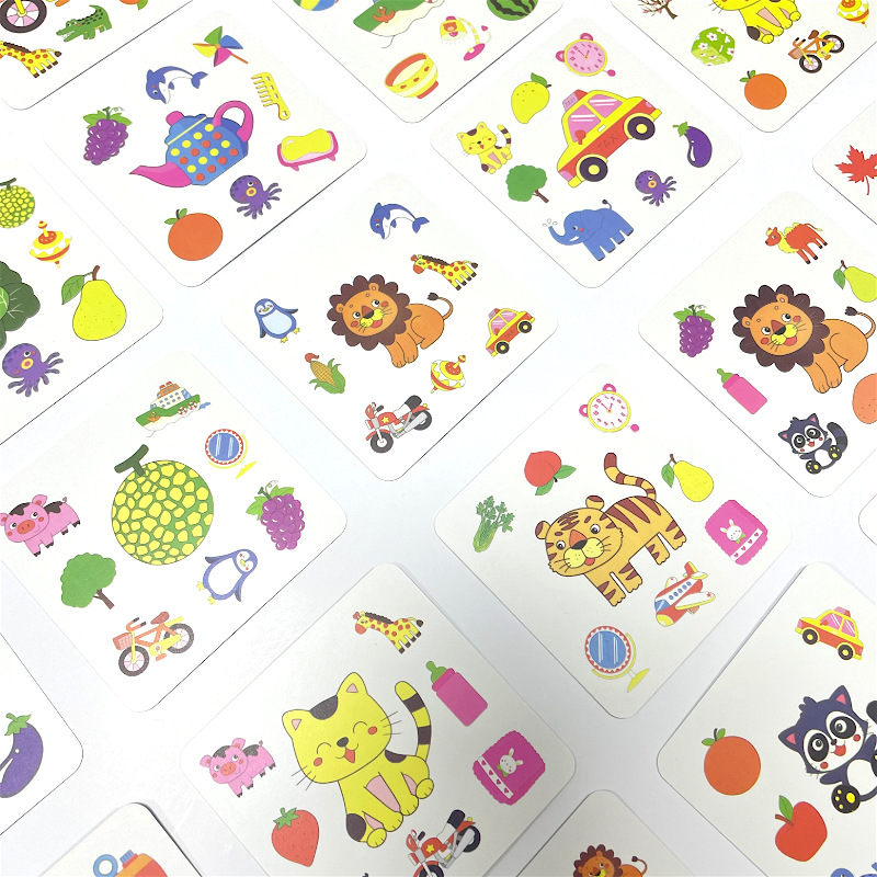 Crazy Against Children's Educational Early Education Board Game Toys Lianliansee Thinking Training Memory Parent-Child Interactive Cards Application Scenario