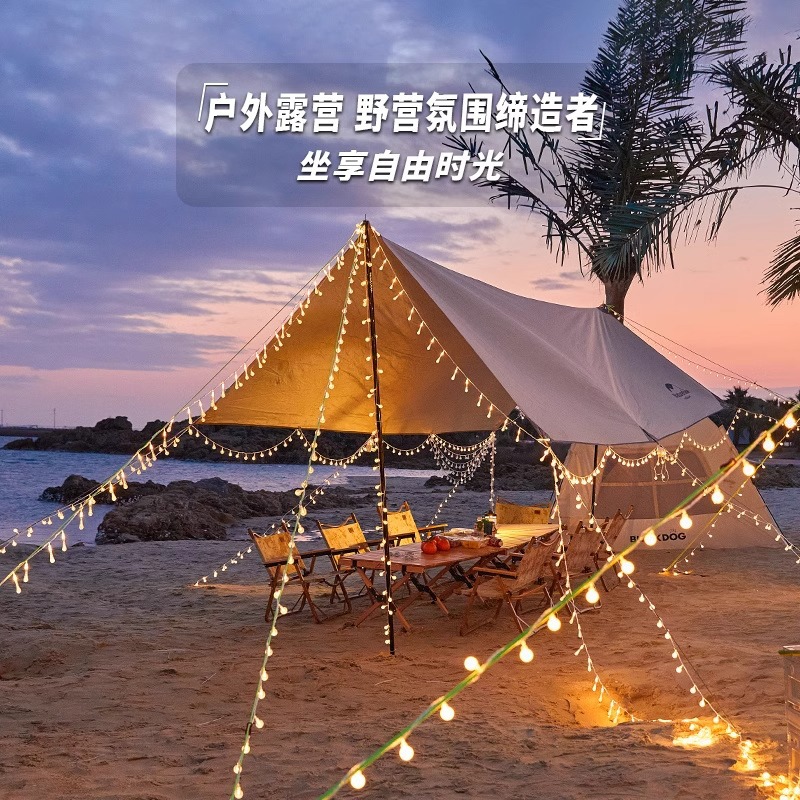 Star lights, solar led light strings, waterproof outdoor camping lighting, sensor garden lights, Christmas decorative colored lights Application Scenario