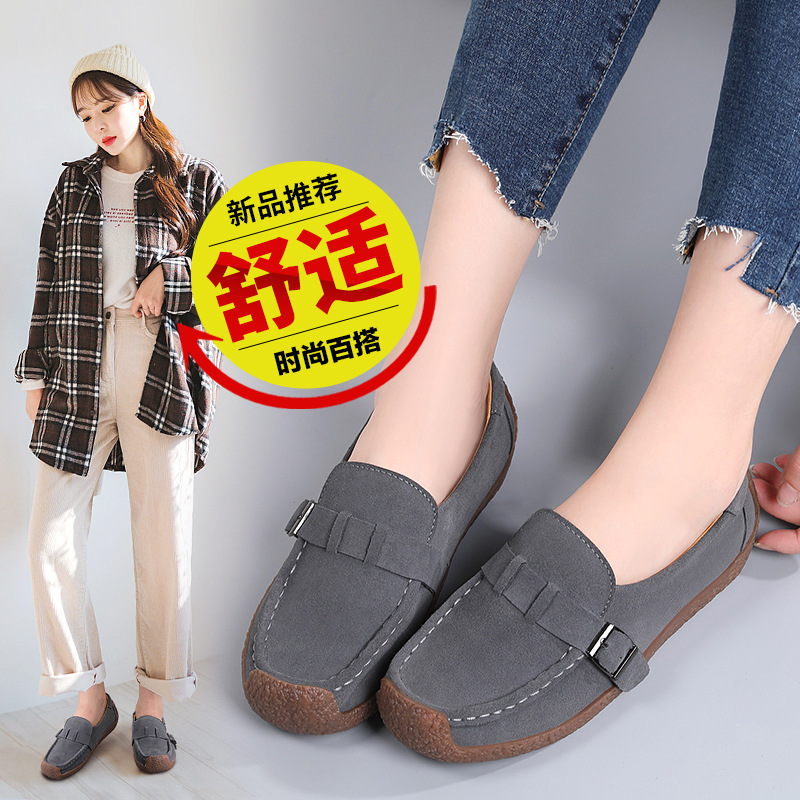 女式时装单鞋实物图