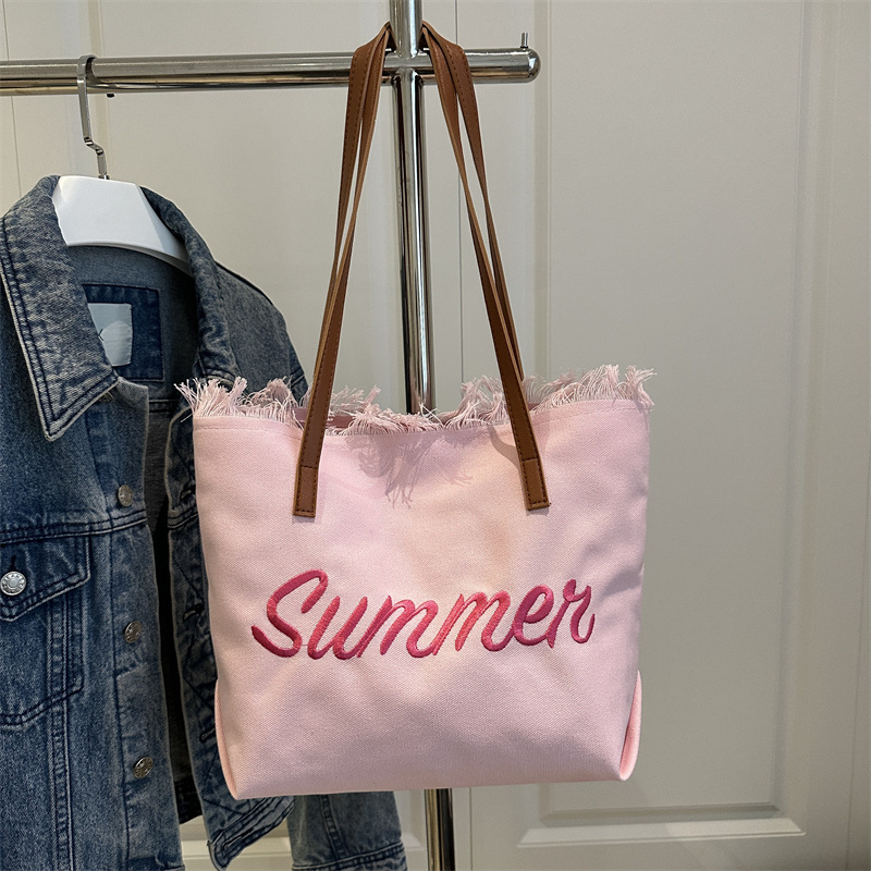 帆布包/帆布包购物袋/帆布单肩包/包包/帆布细节图