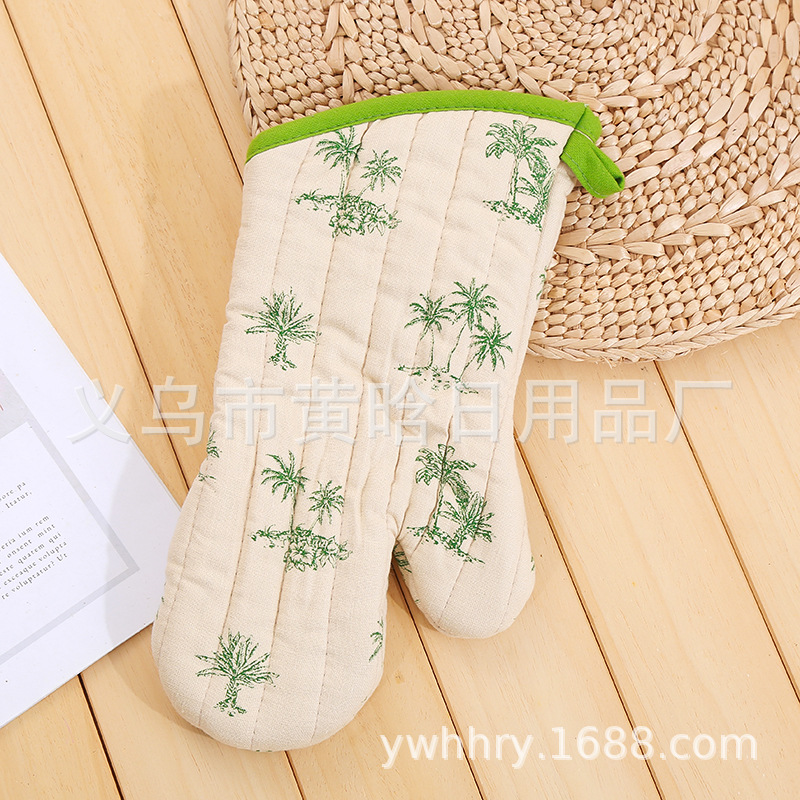 【 Chi Jia 】 Double-sided printed thickened towel with enlarged inner lining for heat protection in ovens, baking, kitchens, and microwave ovens Application Scenario