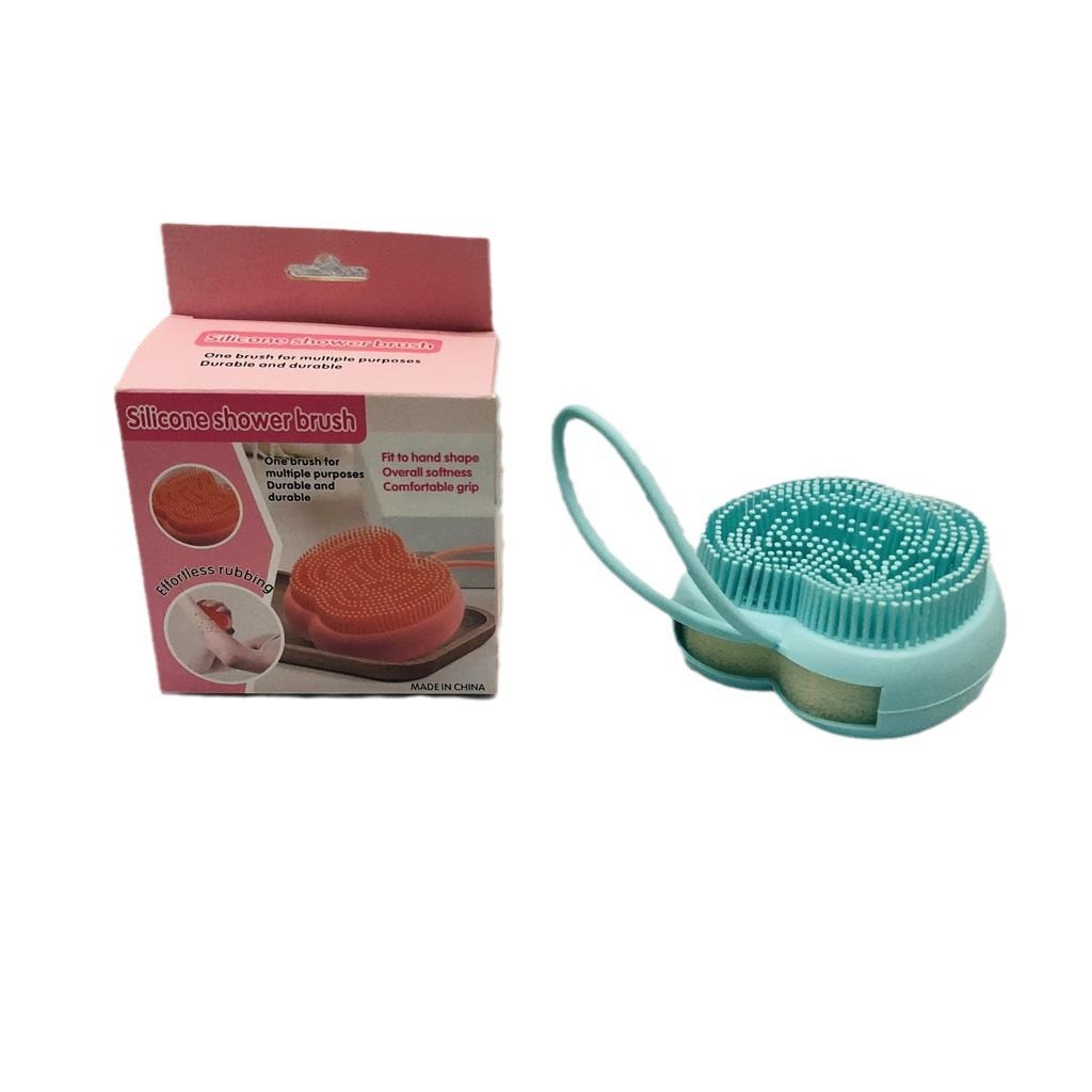 Massage Rub Back Bath Brush Apple Shape Scrub Brush With Spongy Brush Live Source Rs-300226 Application Scenario